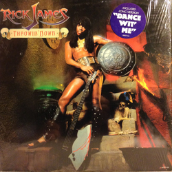 Rick James Throwin' Down Vinyl LP USED