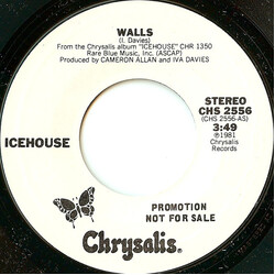 Icehouse Walls USED VINYL 7INCH 45 RPM PROMO