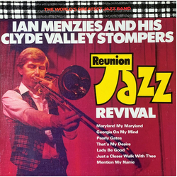 Ian Menzies & HIs Clyde Valley Stompers Reunion Jazz Revival Vinyl LP USED