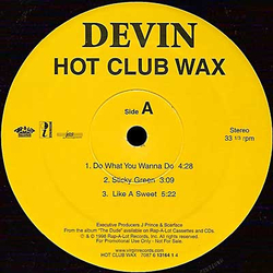 Devin The Dude Hot Club Wax Vinyl 12" USED