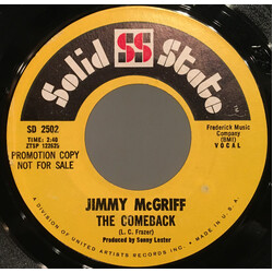 Jimmy McGriff The Comeback / Cherry Vinyl 7" USED