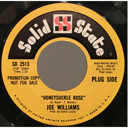 Joe Williams Honeysuckle Rose / Everybody Wants To Be Loved (By Someone) Vinyl 7" USED