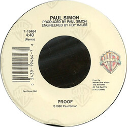Paul Simon Proof USED VINYL 7INCH SINGLE 45 RPM