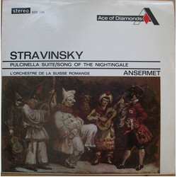 Igor Stravinsky / Ernest Ansermet / L'Orchestre De La Suisse Romande Pulcinella Suite / Song Of The Nightingale Vinyl LP USED