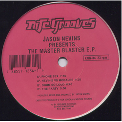 Jason Nevins The Master Blaster E.P. Vinyl 12" USED