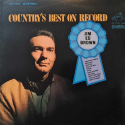 Jim Ed Brown Country's Best On Record Vinyl LP USED