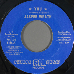 Jasper Wrath You Vinyl 7" USED
