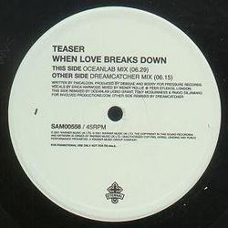 Teaser When Love Breaks Down Vinyl 12" USED