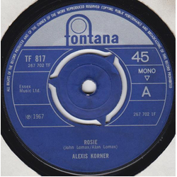 Alexis Korner Rosie Vinyl 7" USED