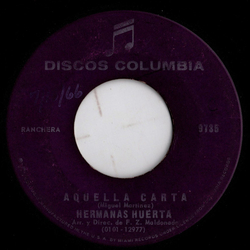 Hermanas Huerta Aquella Carta / Mil Cadenas Vinyl 7" USED