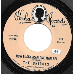 The Uniques (2) How Lucky (Can One Man Be) Vinyl 7" USED
