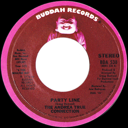 Andrea True Connection Party Line Vinyl 7" USED