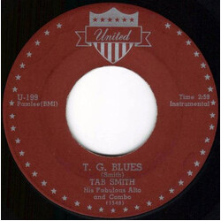 Tab Smith Orchestra T. G. Blues / Hurricane T USED VINYL 7INCH 45 RPM SINGLE