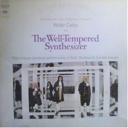 Walter Carlos The Well-Tempered Synthesizer Vinyl LP USED
