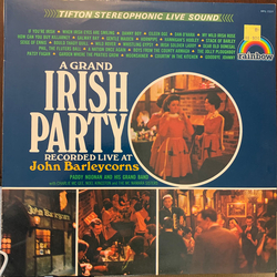 Paddy Noonan And His Band / Charlie McGee / Noel Kingston / The McNamara Sisters A Grand Irish Party Recorded Live At John Barleycorns Vinyl LP USED