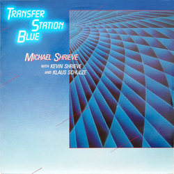 Michael Shrieve / Kevin Shrieve / Klaus Schulze Transfer Station Blue Vinyl LP USED