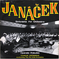 Leoš Janáček / Sir Charles MacKerras / Pro Arte Orchestra Of London Janáček - Sinfonietta For Orchestra, Operatic Preludes Vinyl LP USED