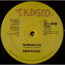 Gwen McCrae The Melody Of Life / The Joy Vinyl 12" USED