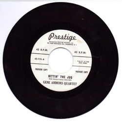 Gene Ammons Quartet Hittin' The Jug / Canadian Sunset Vinyl 7" USED