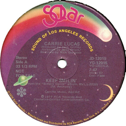 Carrie Lucas Keep Smilin' Vinyl 12" USED