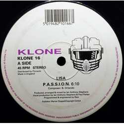 Lisa (2) P.A.S.S.I.O.N. / Can't Stop The Feeling Vinyl 12" USED