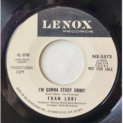 Fran Lori I'm Gonna Study Jimmy Vinyl 7" USED