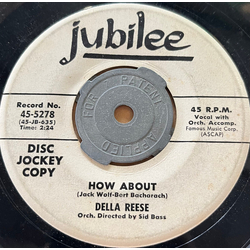 Della Reese How About / How Can You Not Believe USED VINYL 7INCH 45 RPM PROMO