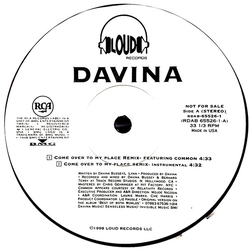 Davina Come Over To My Place (Remix) Vinyl 12" USED