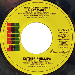Esther Phillips What A Diff'rence A Day Makes Vinyl 7" USED