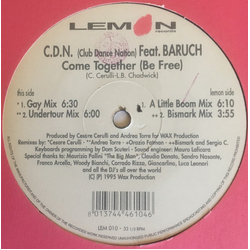 Club Dance Nation Come Together (Be Free) Vinyl 12" USED