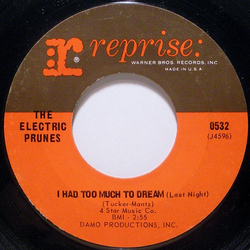 The Electric Prunes I Had Too Much To Dream (Last Night) Vinyl 7" USED