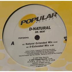 D-Natural Dr. Beat Vinyl 12" USED