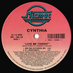 Cynthia Love Me Tonight Vinyl 12" USED