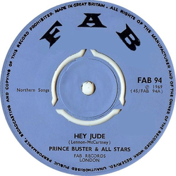Prince Buster / Prince Buster's All Stars Hey Jude / Django Fever Vinyl 7" USED