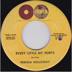 Brenda Holloway Every Little Bit Hurts / Land Of A Thousand Boys Vinyl 7" USED