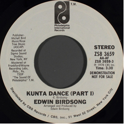 Edwin Birdsong Kunta Dance Vinyl 7" USED