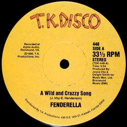 Fenderella A Wild And Crazzy Song Vinyl 12" USED
