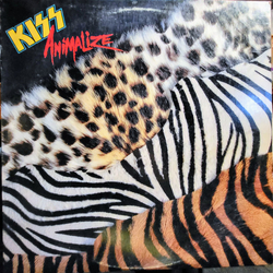 Kiss Animalize Vinyl LP USED