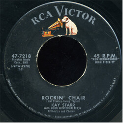 Kay Starr / Hugo Winterhalter's Orchestra And Chorus Rockin' Chair USED VINYL 7INCH 45 RPM