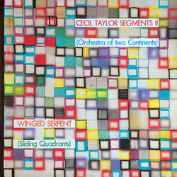 Cecil Taylor Segments II (Orchestra Of Two Continents) Winged Serpent (Sliding Quadrants) Vinyl LP USED