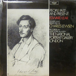 Charles Lewsen / Edward Lear (2) People Past And Present - Edward Lear Vinyl LP USED