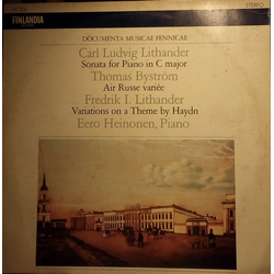 Carl Ludvig Lithander / Thomas Byström / Fredrik I. Lithander / Eero Heinonen (2) Sonata for piano in C major Vinyl LP USED
