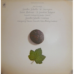 Gunther Schuller / Bruno Maderna Tre Invenzioni / Il Giardino Religioso / Contours Vinyl LP USED