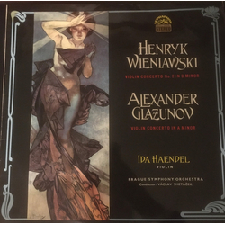Ida Haendel / Henryk Wieniawski / Alexander Glazunov Violin Concerto No. 2 In D Minor And Violin Concerto In A Minor Vinyl LP USED