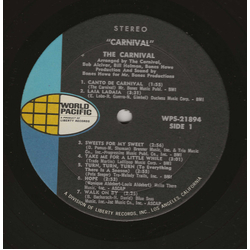The Carnival Carnival Vinyl LP USED