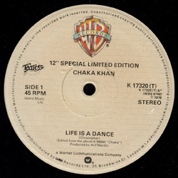 Chaka Khan Life Is A Dance Vinyl 12" USED