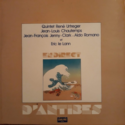 Quintet René Urtreger / Jean-Louis Chautemps / J.-F. Jenny-Clark / Aldo Romano / Eric Le Lann En Direct D'Antibes Vinyl LP USED