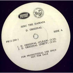 Jeru The Damaja D. Original Vinyl 12" USED
