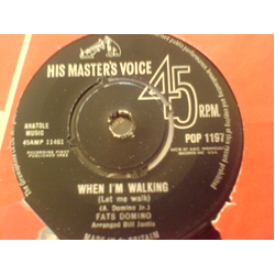 Fats Domino When I'm Walking (Let Me Walk) / I've Got A Right To Cry Vinyl 7" USED