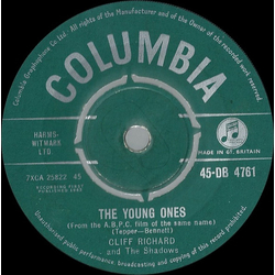 Cliff Richard & The Shadows The Young Ones Vinyl 7" USED